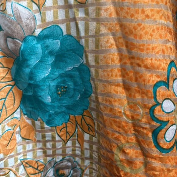 Recycled sari fabric wrap skirt size regular - Picture 5 of 9